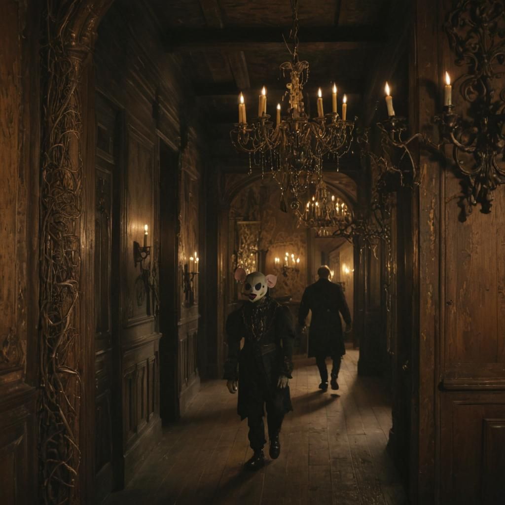 Mouse in Spooky Manor: Northern Renaissance Painting