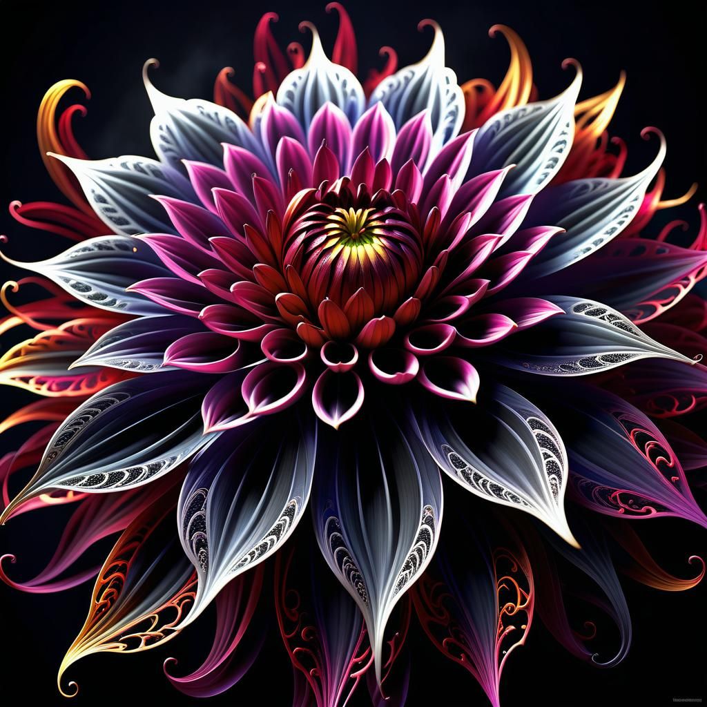 Dahlia Vampire in Gothic Kinetic Style