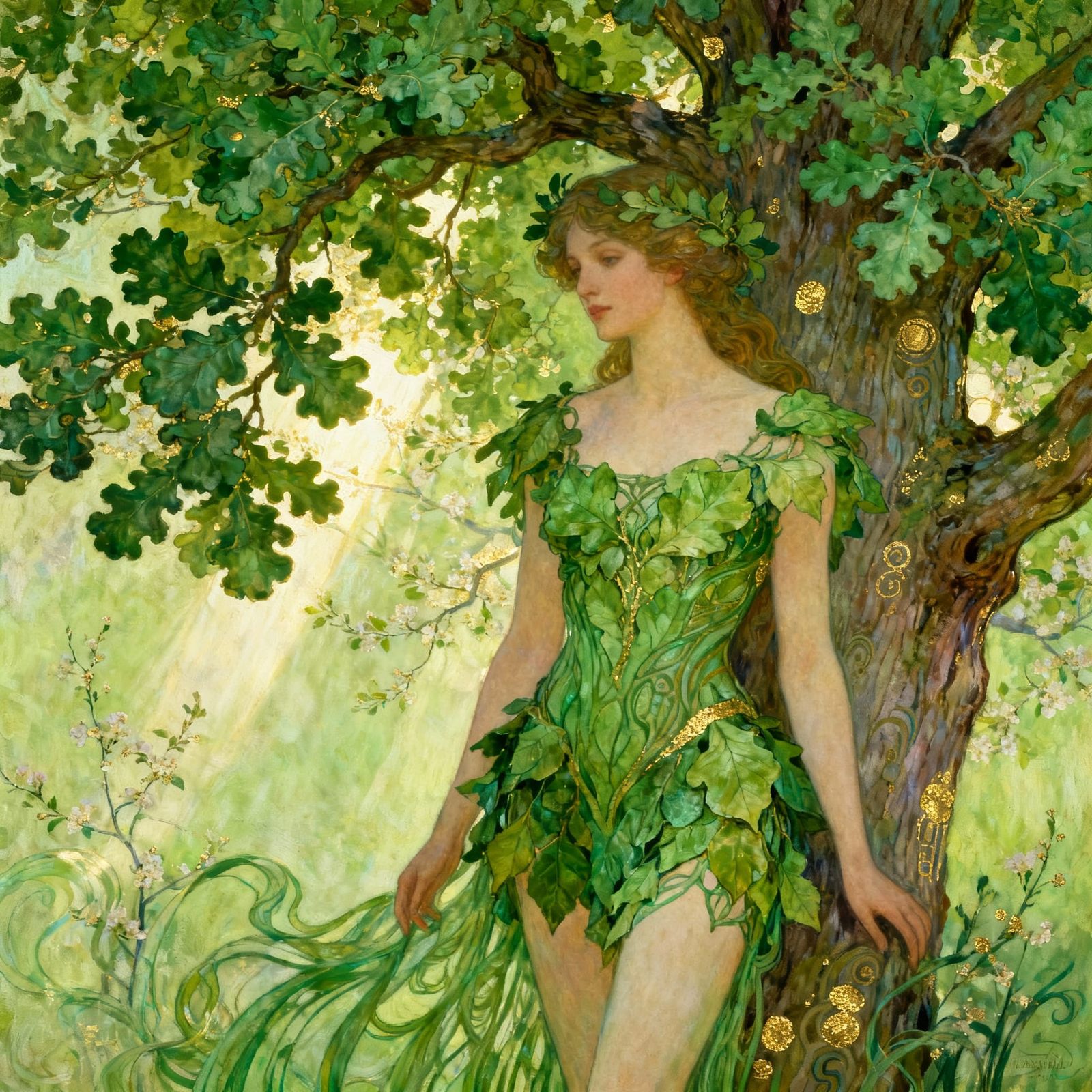 Art Nouveau Dryad 3
