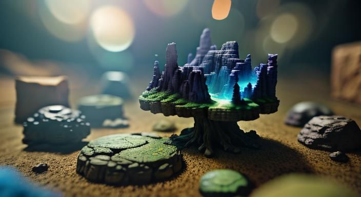 Mystical Caverns: Alternate Dimensions in a Photograph