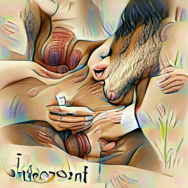 Abstract Sand Texture: AI Generated Image