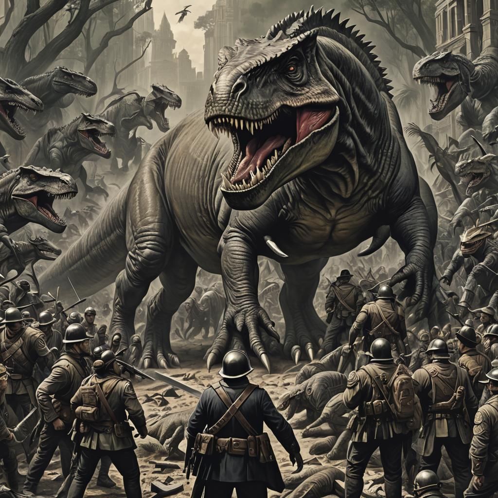 Tyrannosaurus Rex Confronts Tyrannicide