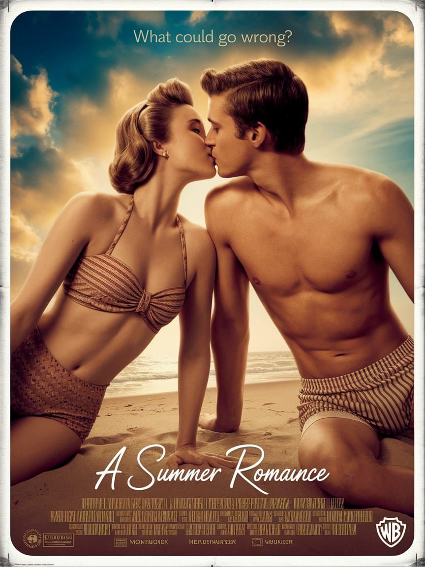 1950s Movie Poster: A Summer Romance