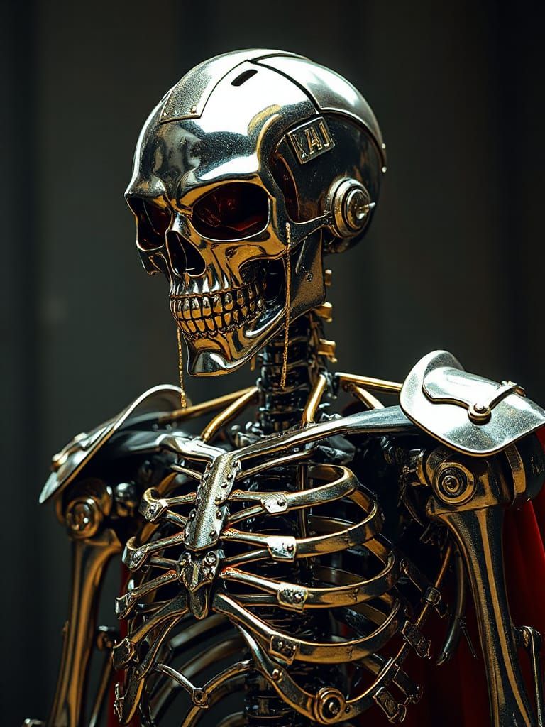 Metal Knight Emerges from Cyberpunk Apocalypse