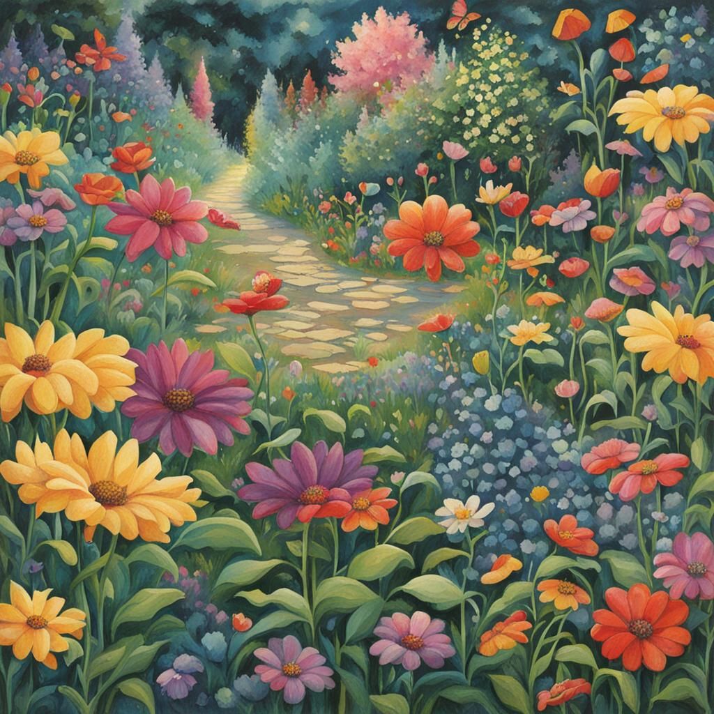 Enchanting Secret Flower Garden