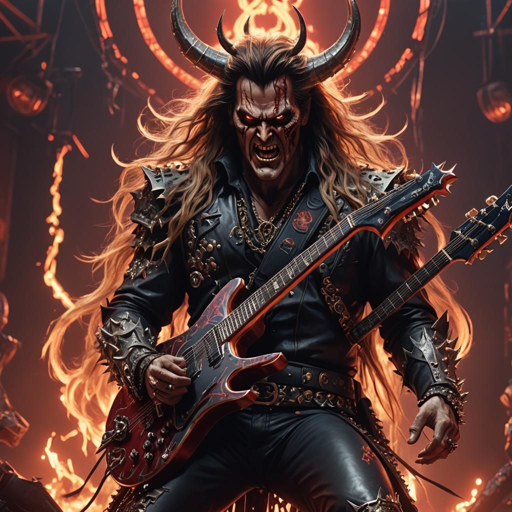 Satanic Death Metal Bruce Campbell Concept Art