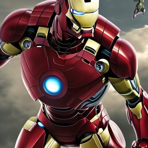 Epic Cinematic Iron Man Digital Painting