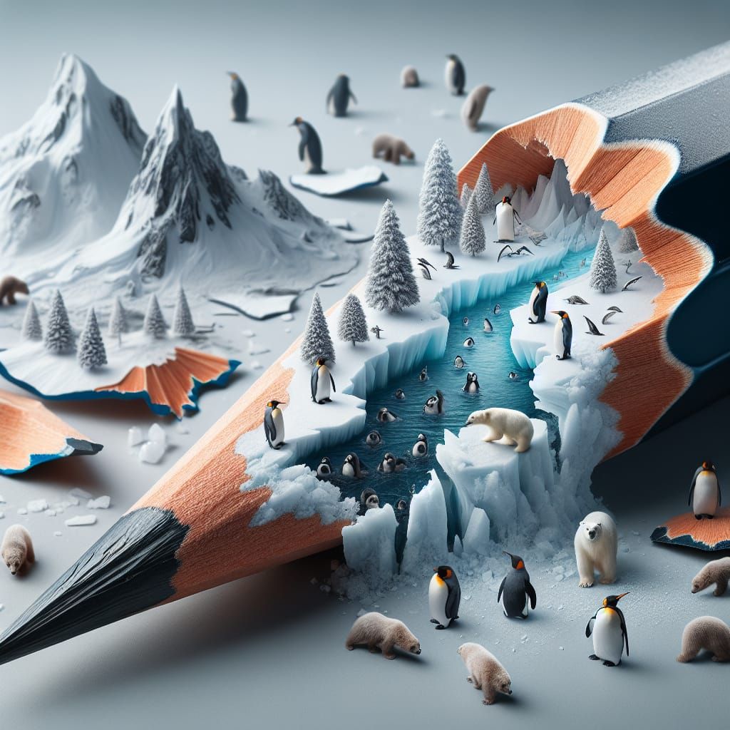 Surreal Miniature Kingdom From Broken Pencil