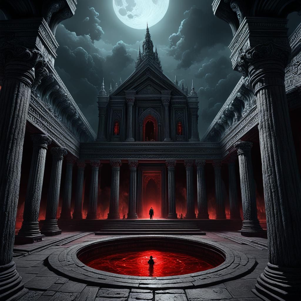 Blood Pool Connects Temple to Oceanic Abyss