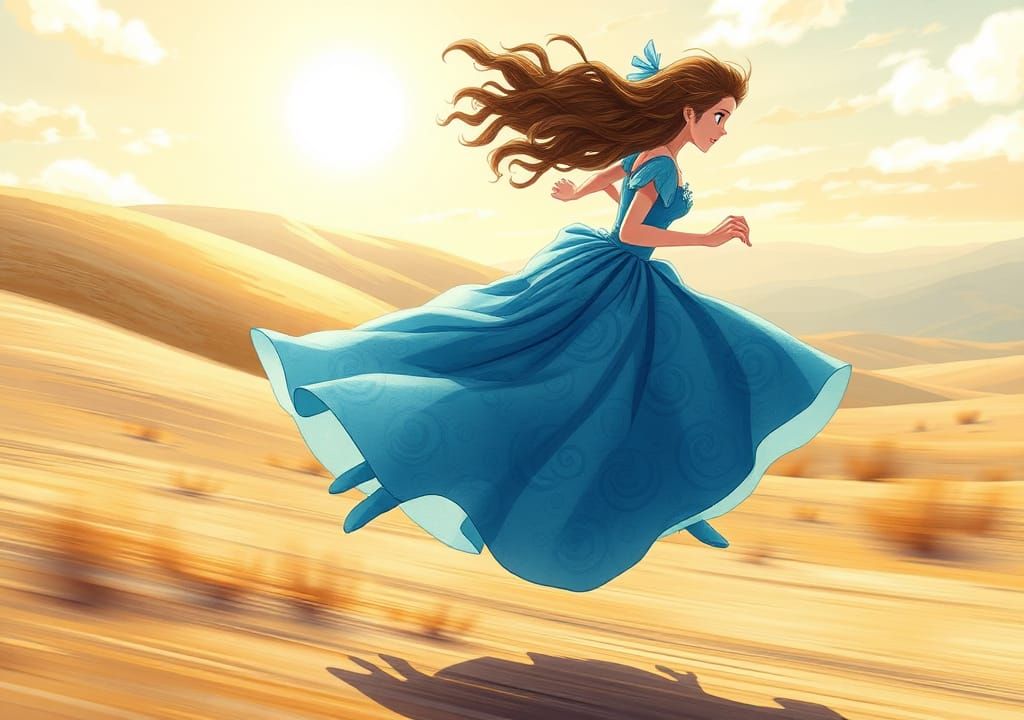 Dynamic Princess Runs at Impossible Speed, Anime Style