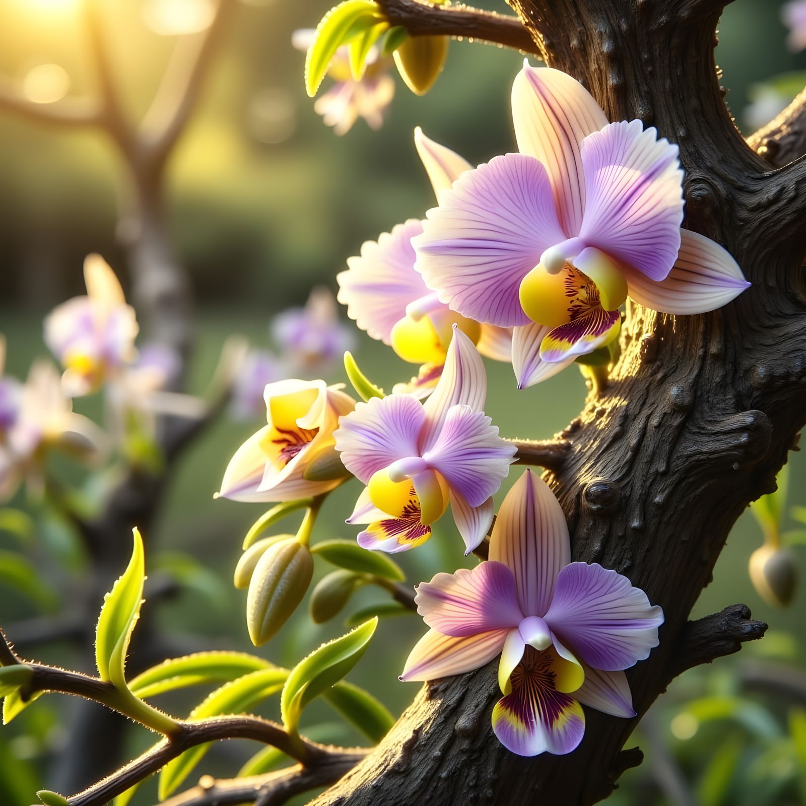 Mediterranean Orchid in Abundant Bloom