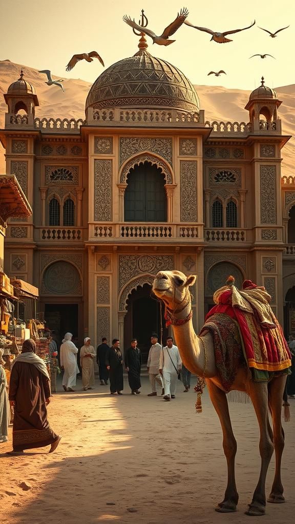 Majestic Arabian House in Bustling Mecca Market