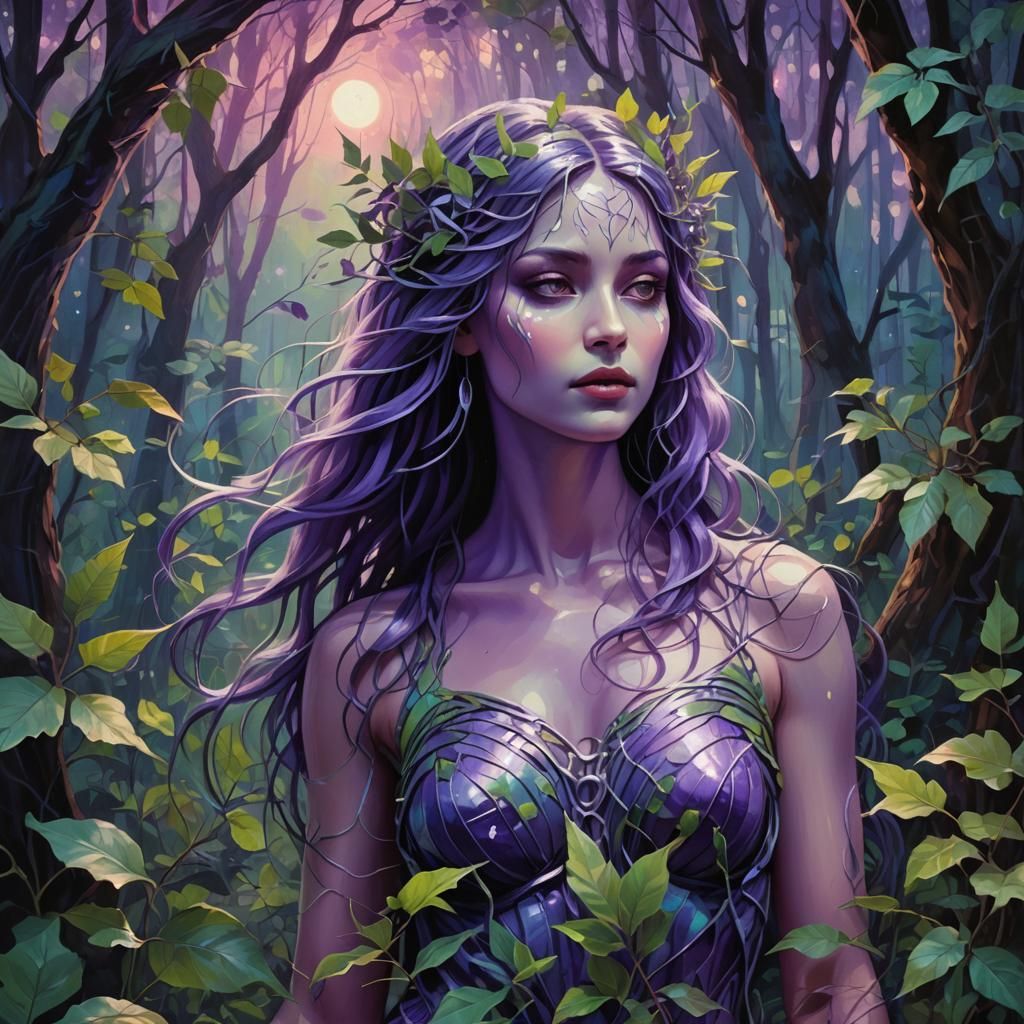Ampelos the dryad