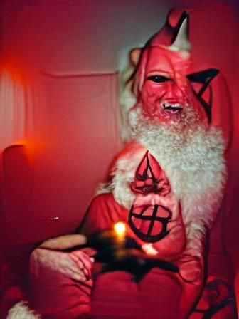 Satanic Santa photographed by Cig Harvey
