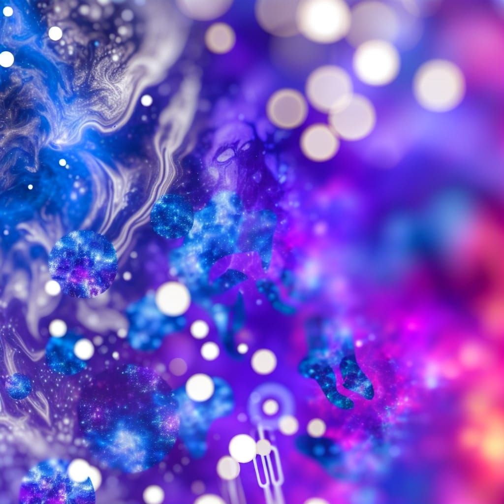 Cosmic Gynoid in Dreamy Shockstorm