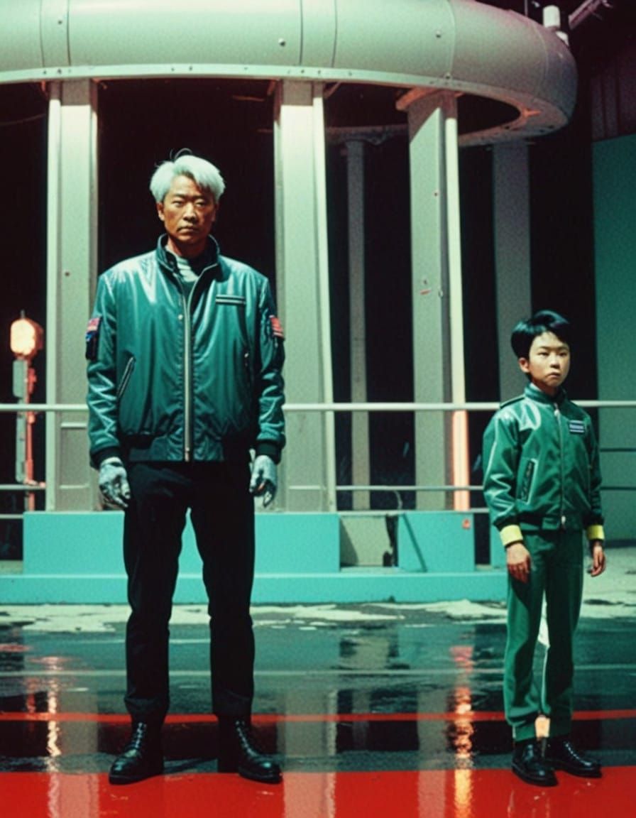 Surreal Cosmic Horror in Retro-Futuristic VHS Style