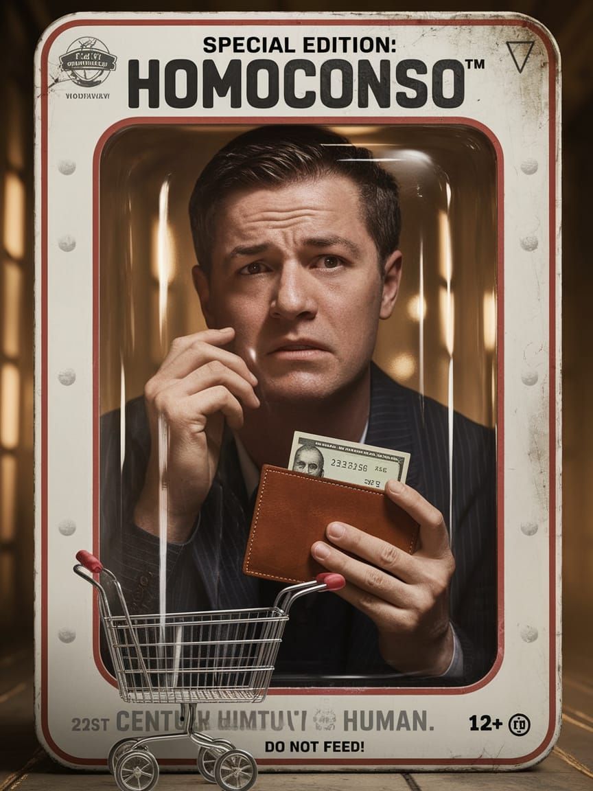 Distopian Figure in Vintage-Style Packaging