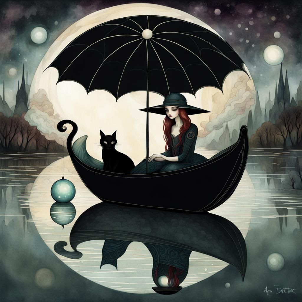 Crystal Ball: Art Nouveau and Art Brut Illustration