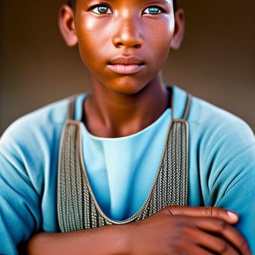 Professional Color Portrait with Bokeh Lighting