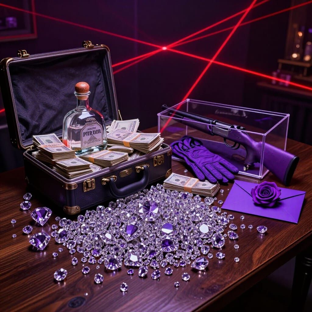 Clandestine Luxury: Diamonds, Cash, and Patron