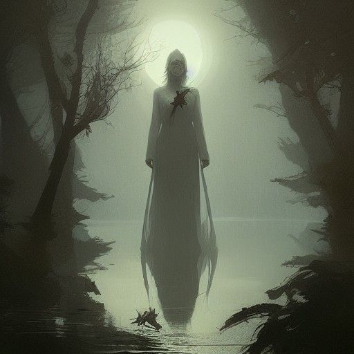 Sinister Lady of the Lake in Romantic Style