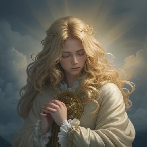 Heavenly Father's Embrace: A Baroque-Inspired Digital Painti...