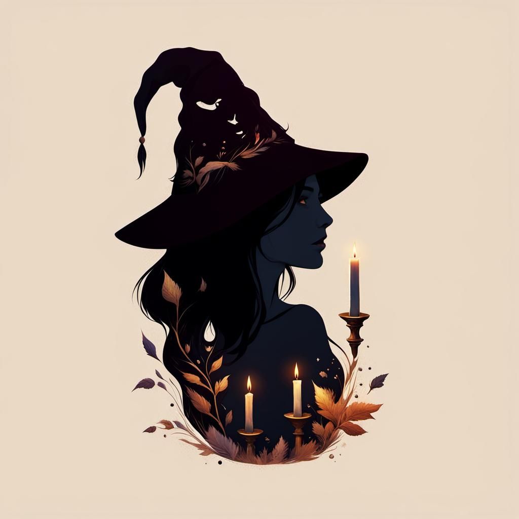 Fantastical Candlelight Scene with Deep Color Detail