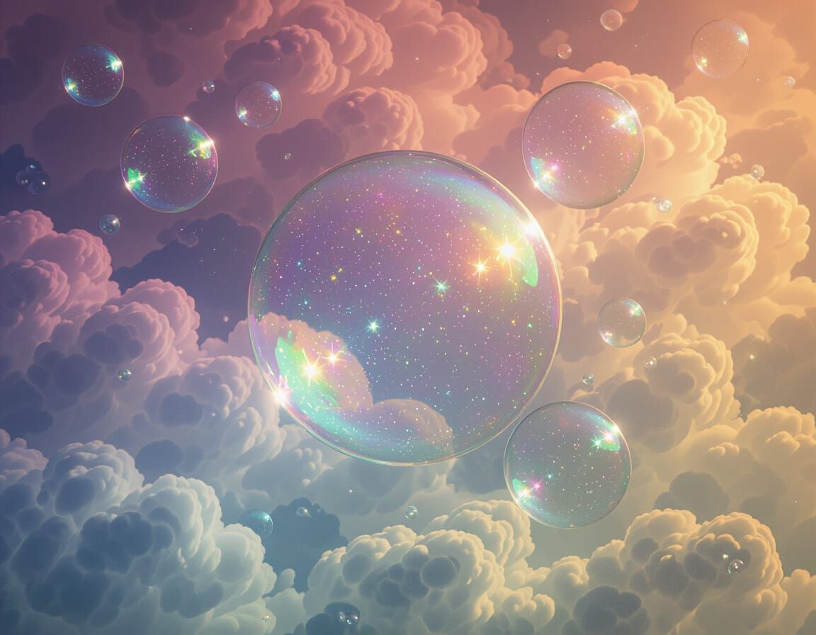 Astral Expressionist Shimmers: Ghostly Apparitions in Clouds