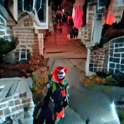Terrifying Homes on Halloween Night