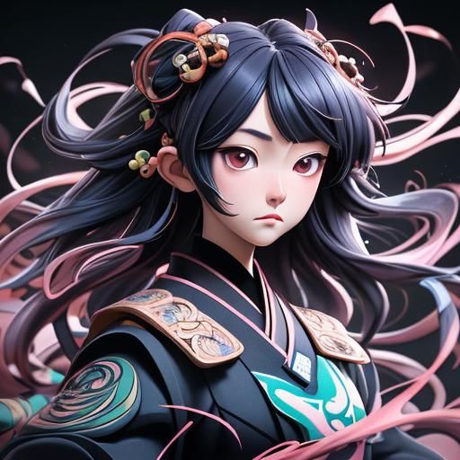 Cute Expression in Anime Fantasy Art Masterpiece