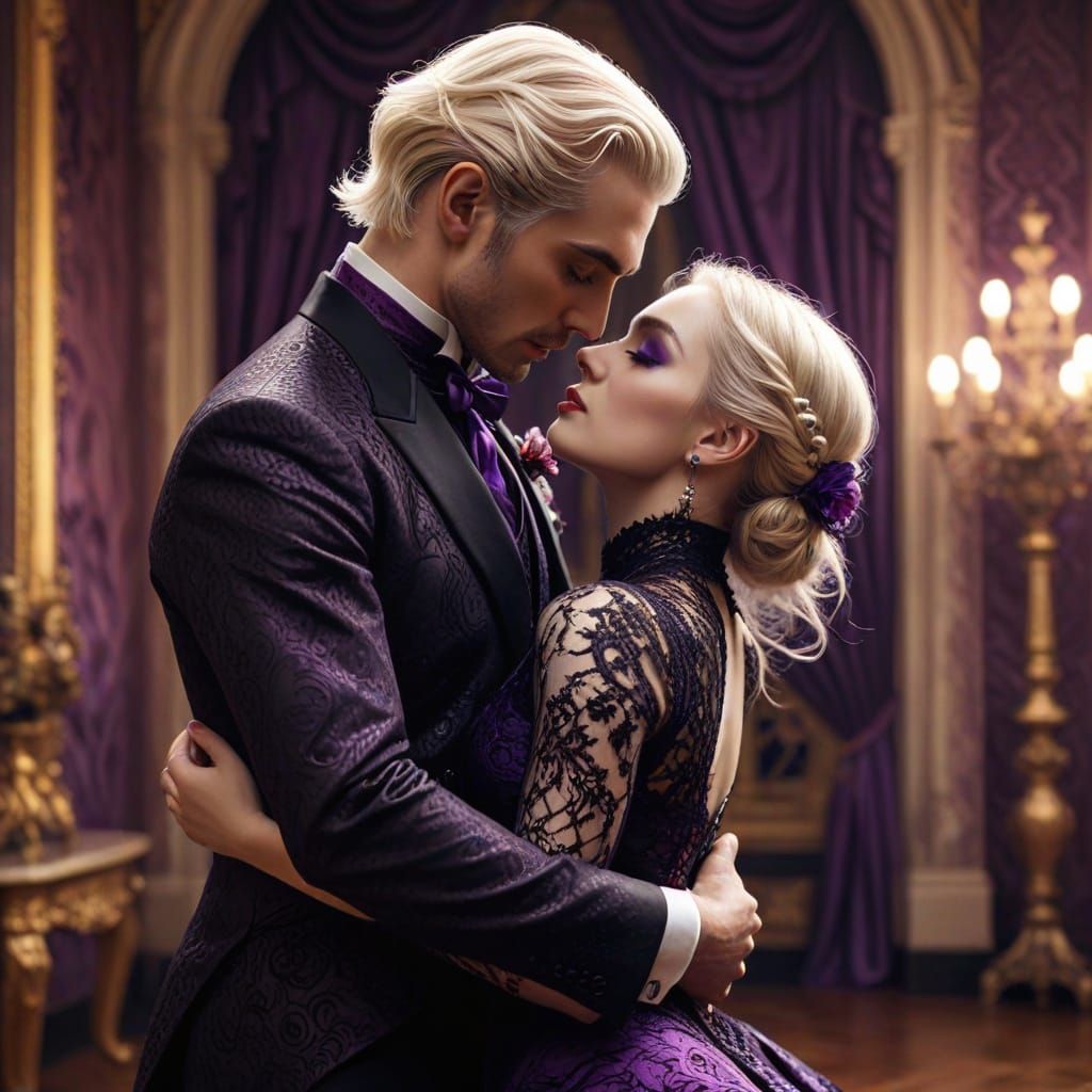 Elegant Gothic Romance Ballroom Dance