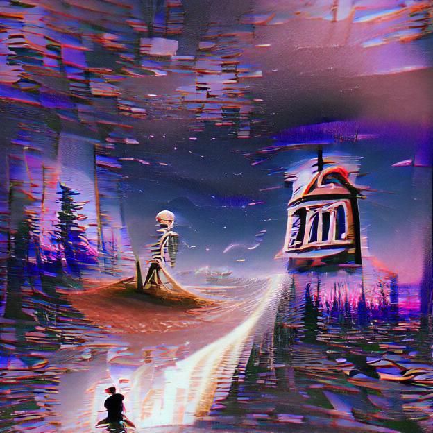 Desolate Wasteland at the End of Time