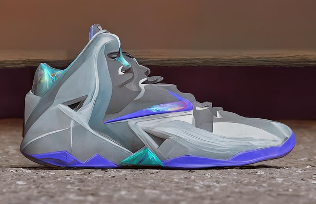 Bioluminescent Magical Doorway in Neon Illustration Style