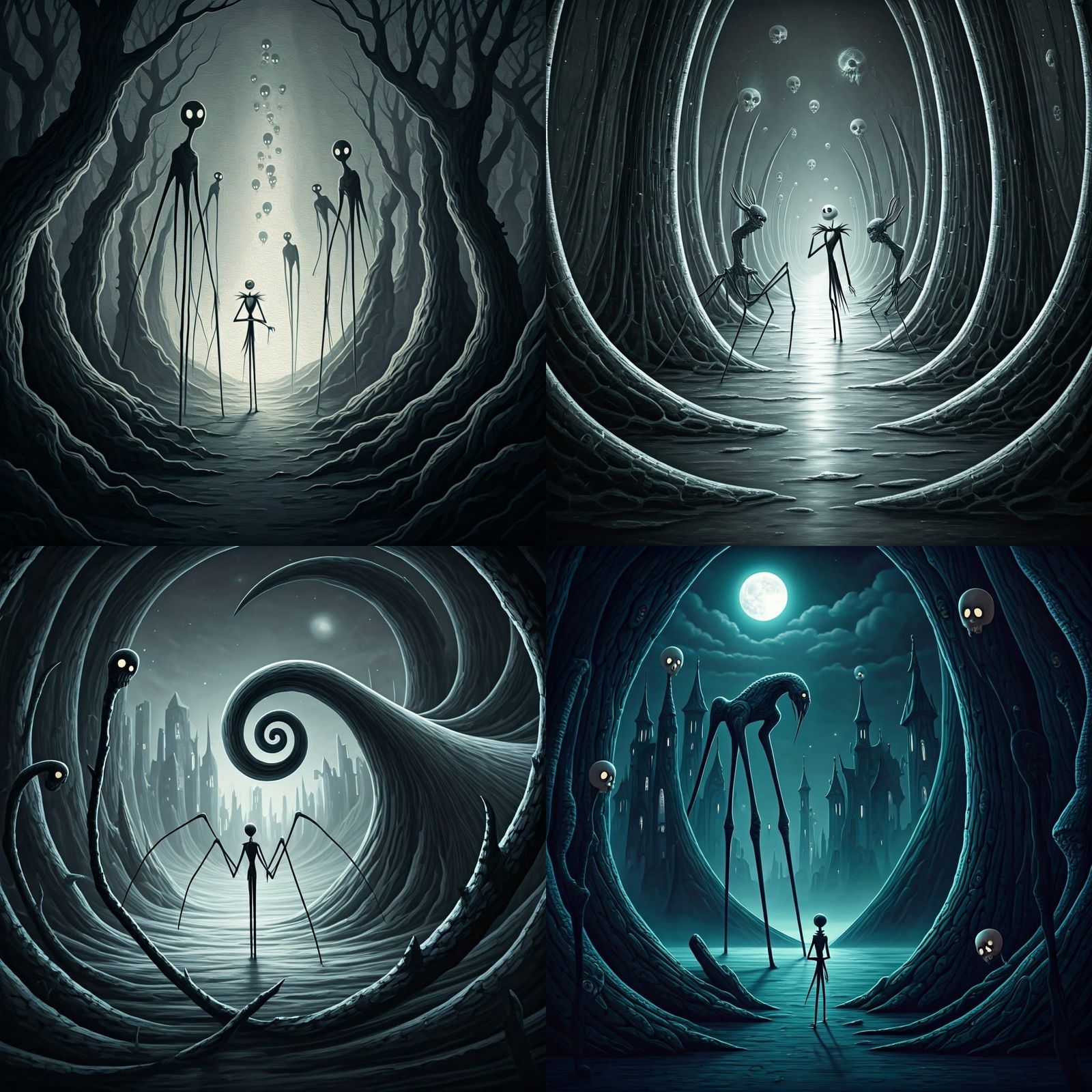 Surreal Alien Dreamscape in Pop Surrealism Style