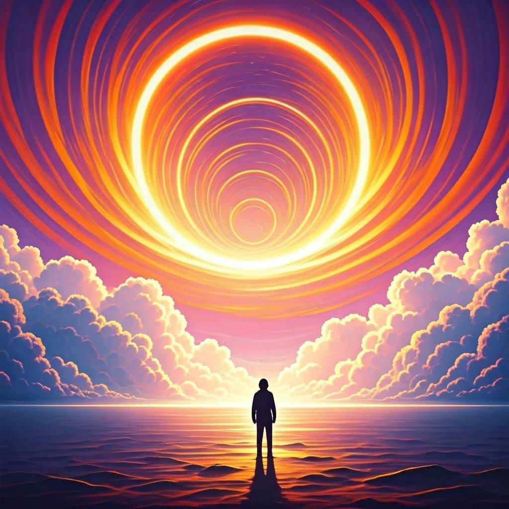 Two Suns Appear: A Surreal Landscape