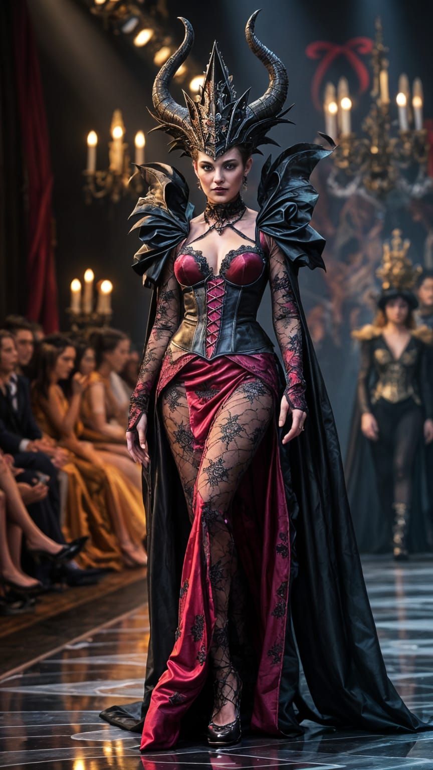 Epic Fairytale Villains Strut Down the Catwalk in Intricatel...