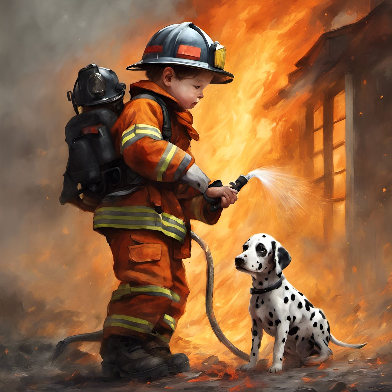 Firefighters in Training
