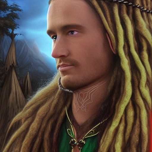 rastafarian elf , lord of the rings, rings of power