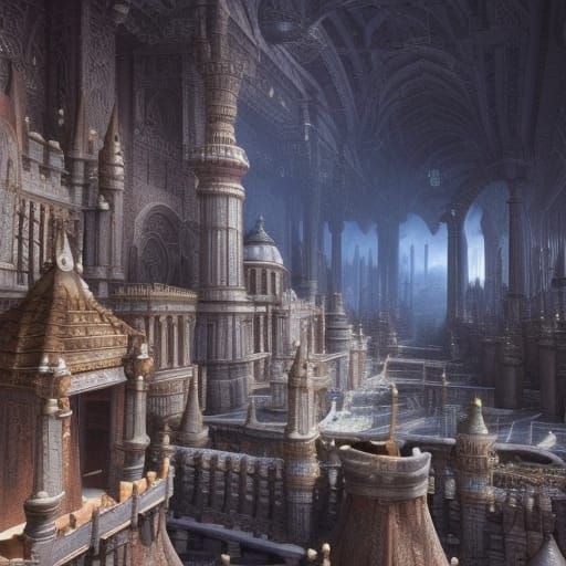 Epic Training Zone for the Kingdom: Digital Matte Painting