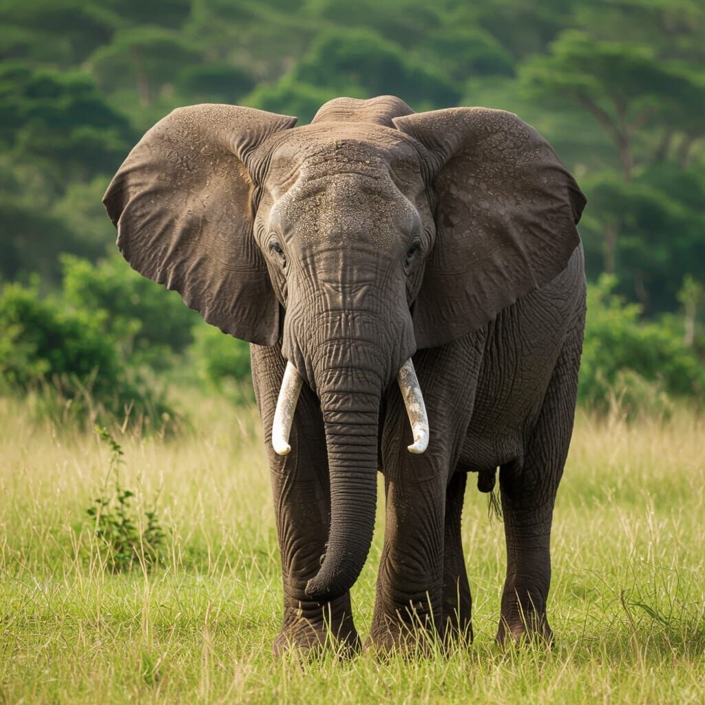 AI Generated Elephant Image