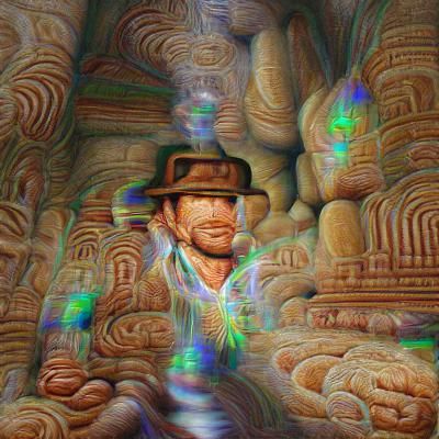 Surreal DMT Dimension Landscape