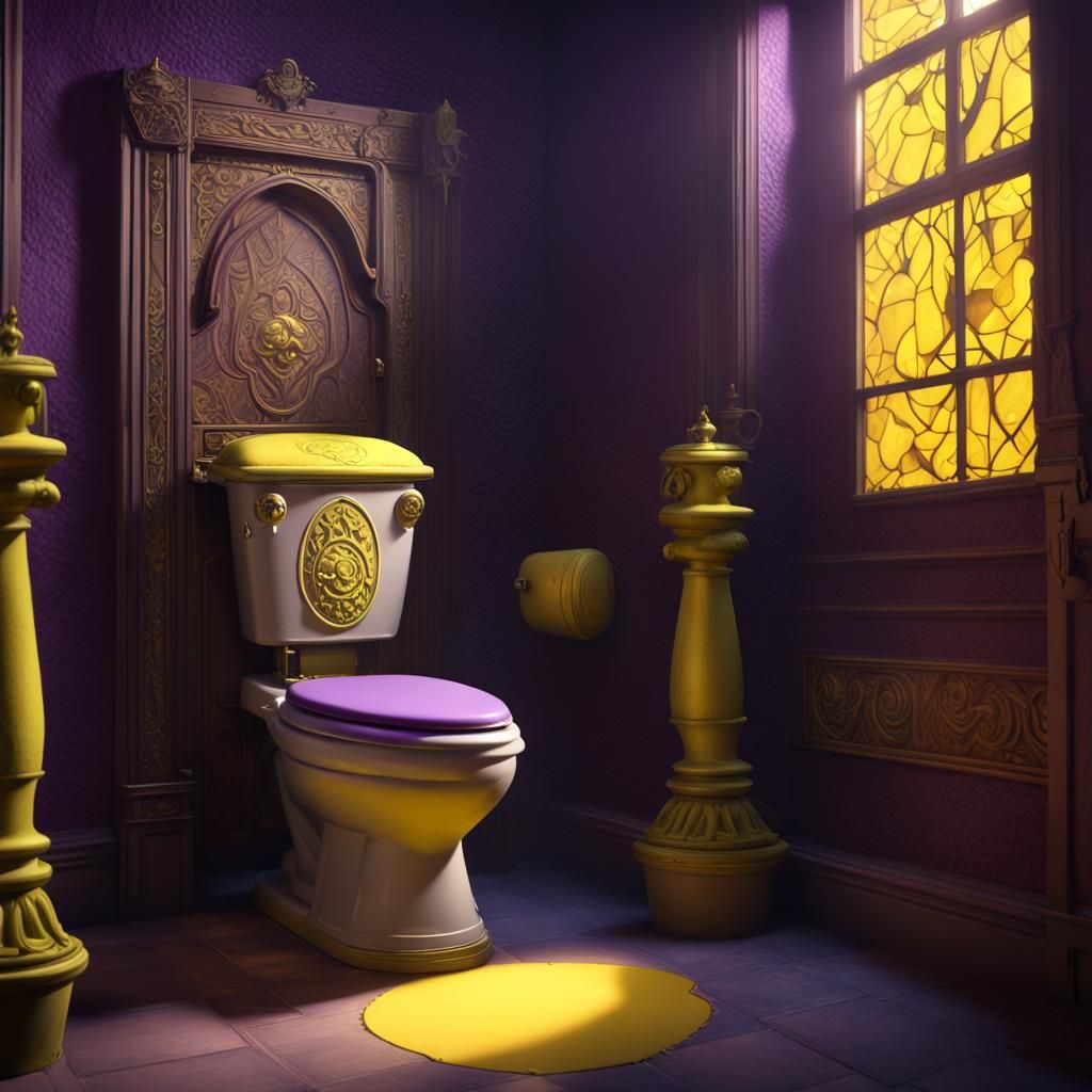 Shrek Skibidi Toilet in Dark Fantasy Style