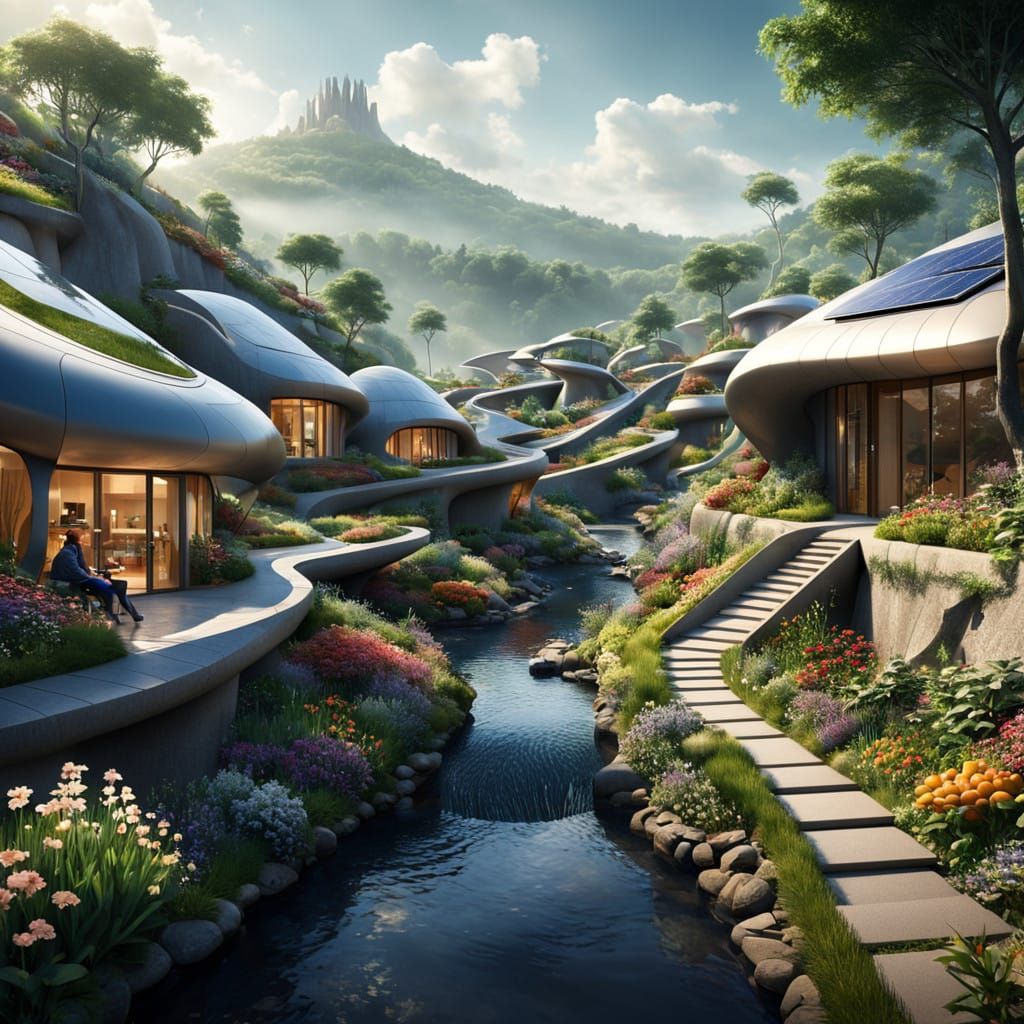 Sustainable Village Embodied in the Forest