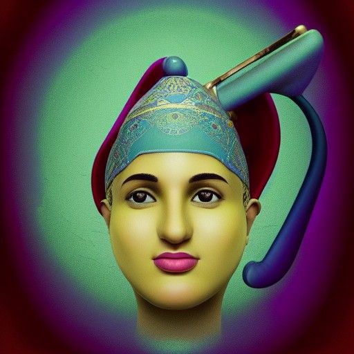 Genie Emerges: Maximalist Photorealistic 3D Render