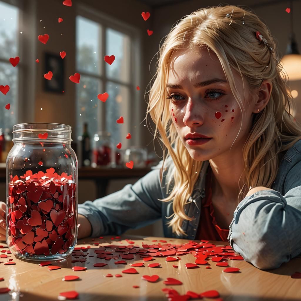 Broken Hearts in a Glass Jar