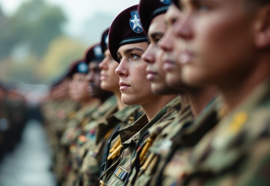 American Soldiers in Formation: Documentary Photography