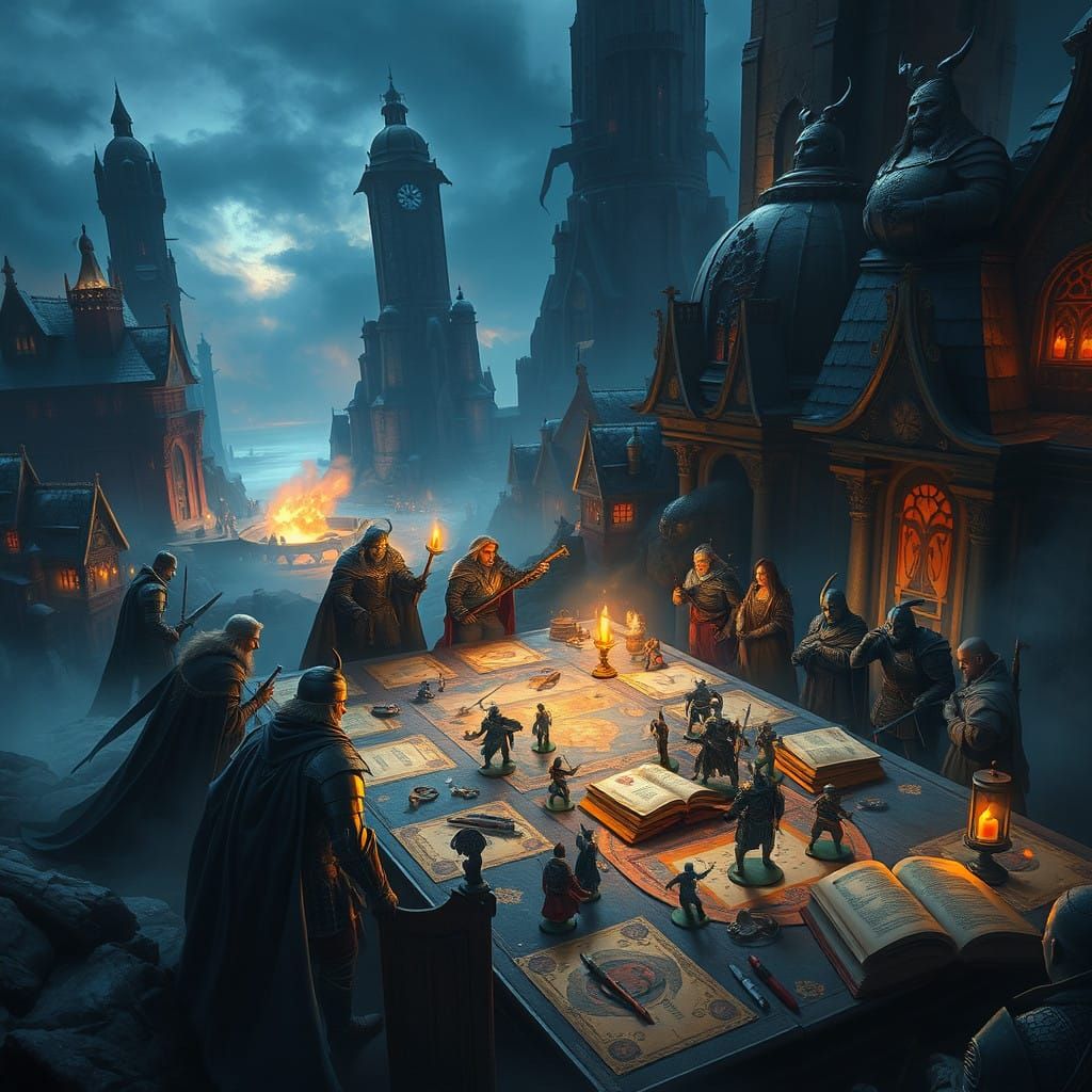 Ethereal Strategy Session in Mystic Realm