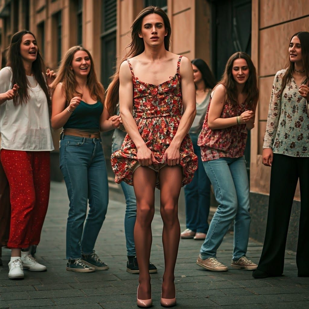 Elegant Young Gentleman's Embarrassing Moment Caught in Cine...