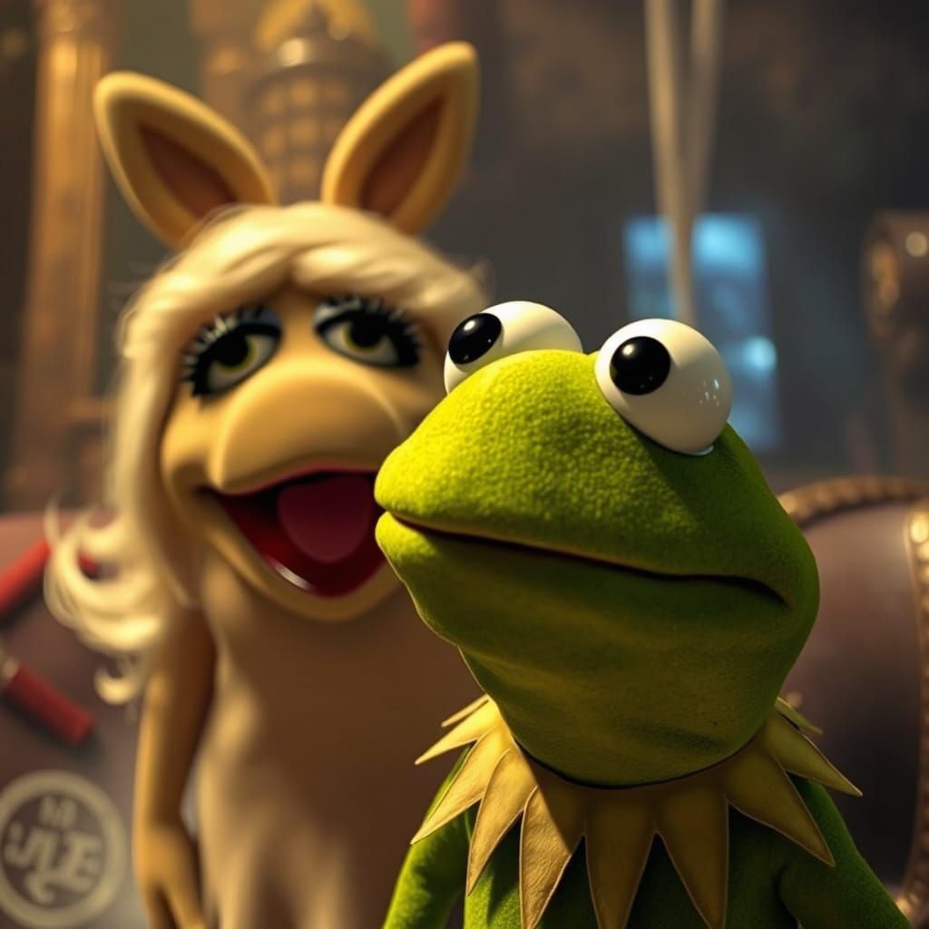 Kermit's Astonishment: Ghost of Miss Piggy Appears