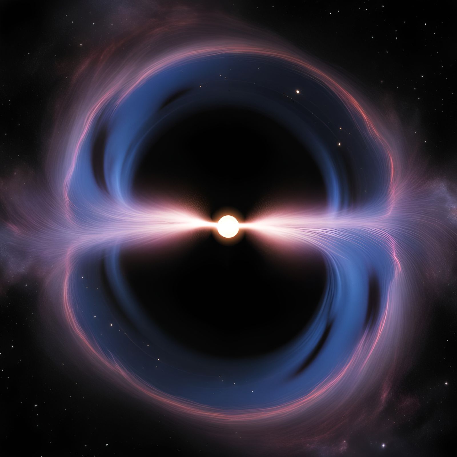 Plasma Toroidal Field Surrounds Cosmic Disk, Black Hole
